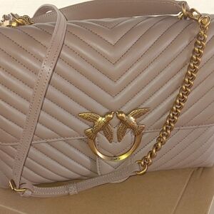 PINKO Love Classic Puff Maxi Quilt HANDBAG/SHOULDER BAG